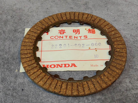 Disque garni d'embrayage C50/70/90 CUB ST50/70 ZB50 HONDA 22201-092-000