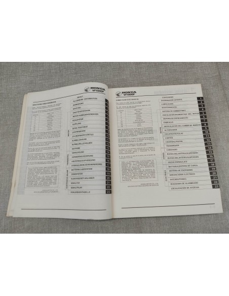 Manuel d'atelier origine HONDA VF1000F 1984 66-MB6-00  66MB600