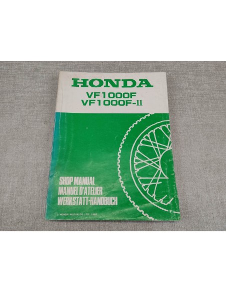 Manuel d'atelier origine HONDA VF1000F et VF1000F-II 1985 67-MB6-00  67MB600