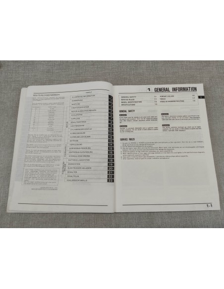 Manuel d'atelier origine HONDA VF1000F et VF1000F-II 1985 67-MB6-00  67MB600