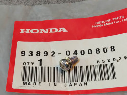 Vis cruciforme 4x8 mm + rondelle HONDA 93892-0400808