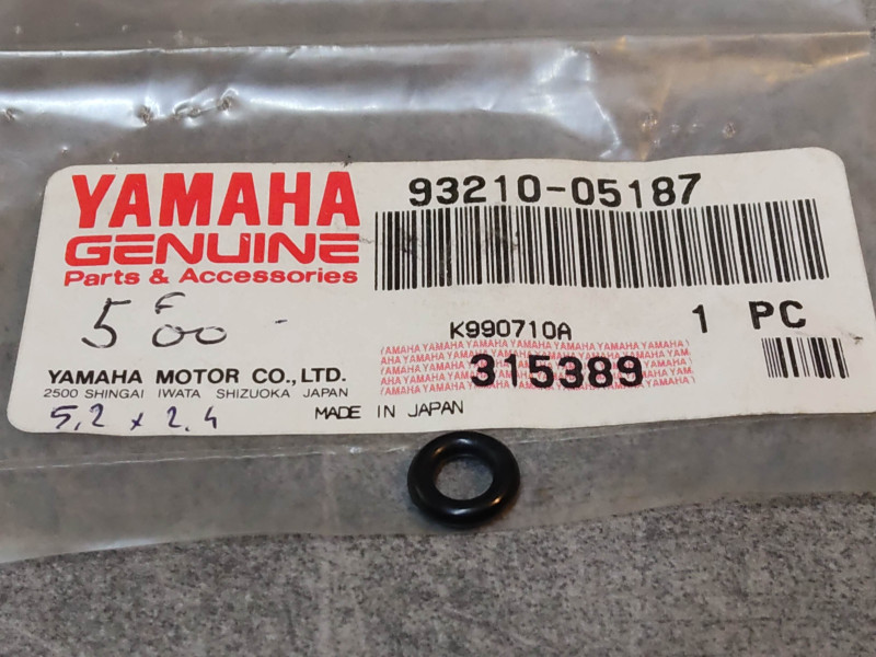 Joint torique YP250 DT50 YAMAHA 93210-05187