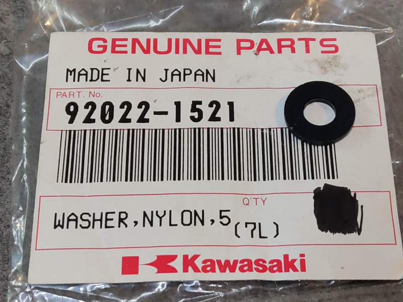 Rondelle nylon 5.3x11.5 mm KAWASAKI 92022-1521