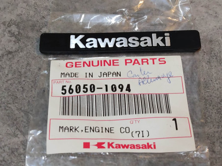 Plaque métallique autocollante ZX1100 KAWASAKI 56050-1094