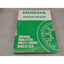 Manuel d'atelier CBX650 E 1983 origine HONDA 66ME500 66-ME5-00