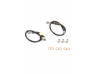 Kit durites aviation tressées noires guidon haut CB750 K0 ou guidon US
