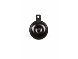 Klaxon moto noir adaptable 12V / 90mm de diamètre 7618022