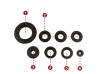 Pochette 8 joints spi moteur CB125 K3/K5 1972/75 HONDA 79100103