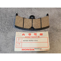 UNE Plaquette frein AV/AR CBX400/550F/F2 VF400FD VT500ED HONDA 45105-MA6-004