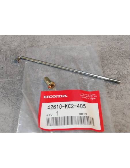 Rayon + écrou (B9X136) CM125 C 1994/1999 HONDA 42610-KC2-405