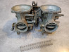 Paire de carburateurs OCCASION POUR PIECES CB250/360 G HONDA 16100-369-004OCC