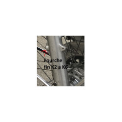 Garde Boue avant adaptable CB750 fin K2 à K6 CB500 four HONDA 61100-341-700XWP