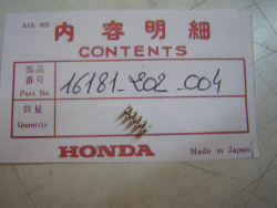 Ressort de vis de richesse sur divers modèles ex C92 SS50E P50 CB100 CB125
