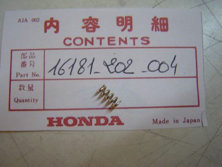 Ressort vis de richesse Honda CB100 CB125 CB750 - Ref 16181-202-004
