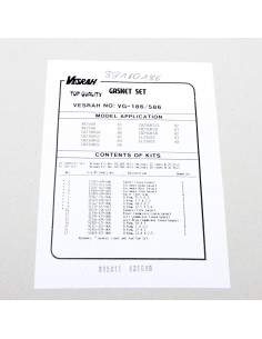 Pochette de joints moteur ADAPTABLE CB 250 RS HONDA 88160186