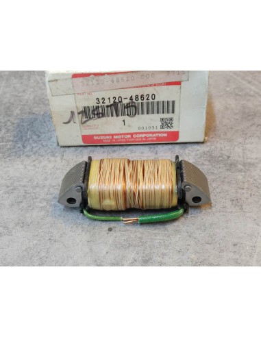 Bobine éclairage GP100 TS125 GP125 FR80 ZR50 TS100 SUZUKI 32120-48620