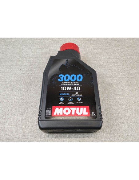 Huile Moteur 10W40 4T 1 Litre Motul minéral 3000 714.04.02