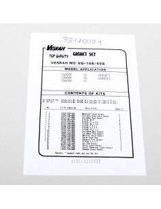 Pochette joints moteur complète ADAPTABLE CB 400 F 1974-1977 HONDA 88170081