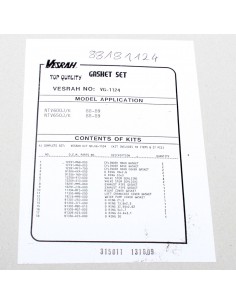 Pochette joints moteur complète ADAPTABLE NTV 650 1988-1990 HONDA 88181124
