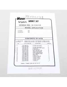 Pochette joints moteur complète ADAPTABLE XL 600 V 1989 HONDA 88181139