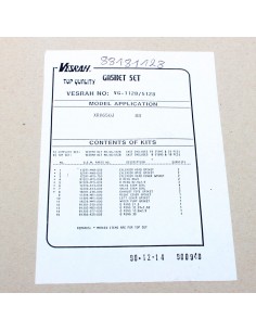 Pochette joints moteur complète ADAPTABLE XRV 650 J 1988 HONDA 88181128