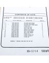 Pochette joints moteur complète ADAPTABLE XRV 650 J 1988 HONDA 88181128