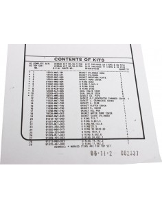 Pochette joints moteur complète ADAPTABLE CBR 1000 F 1993-1996 HONDA 88191172
