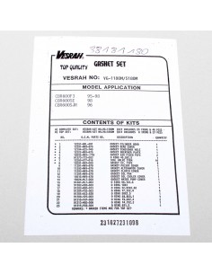 Pochette joints moteur complète ADAPTABLE CBR 600 F 1995-1998 HONDA 88181180
