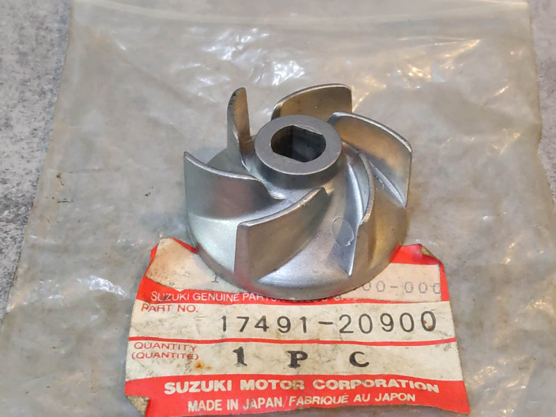 Roue de pompe à eau RM80 1983-1985 SUZUKI 17491-20900