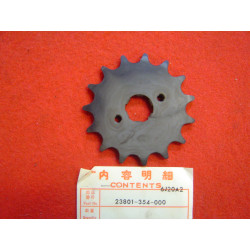 Pignon Sortie Boîte 15 Dents Honda CB200B CL200 - Réf. 23801354000