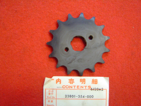 Pignon Sortie Boîte 15 Dents Honda CB200B CL200 - Réf. 23801354000