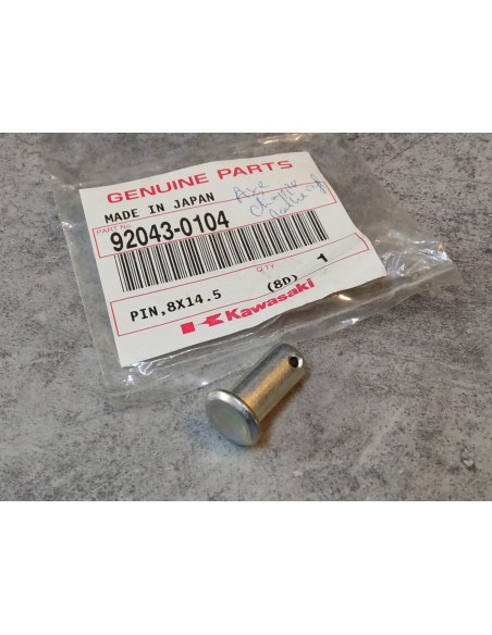 Axe de goupille 8x14.5 mm KAWASAKI 92043-0104