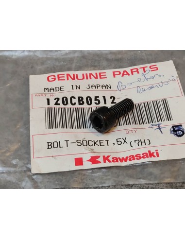 Boulon douille 5x12 mm KAWASAKI 120CB0512