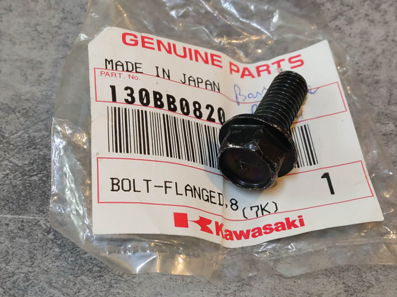Boulon de bride 8x20 mm KAWASAKI 130BB0820