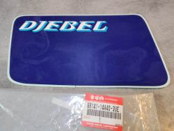 Décor autocollant coté gauche DR650 1990/1991 SUZUKI 68141-14A40-3UE