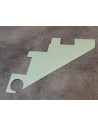 Décor autocollant carénage latéral gauche DR 650 1990 SUZUKI 68145-15A20-3UE