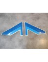 Décor autocollant INCOMPLET (2 pièces) GSXR1100 86-88 SUZUKI 68190-06B01-8KAINC