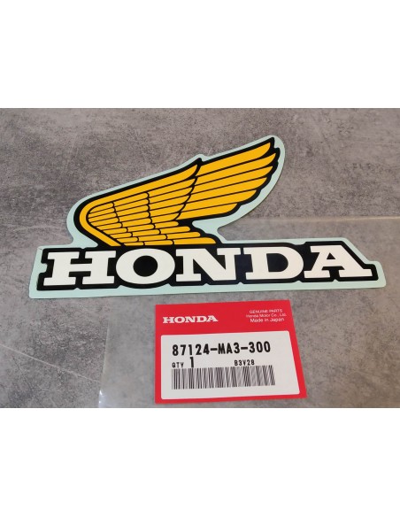 Sticker de réservoir coté gauche XLV750R VF1000R CB1100 HONDA 87124-MA3-300