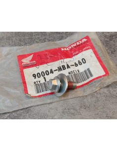Boulon spécial 6 mm + rondelle VT750 HONDA 90004-MBA-660