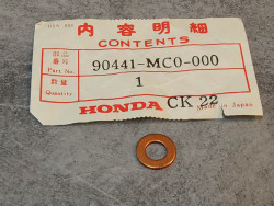 Rondelle cuivre D7 mm HONDA 90441-MC0-000