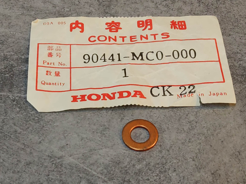 Rondelle Cuivre 7mm Honda 90441-MC0-000 | Étanchéité