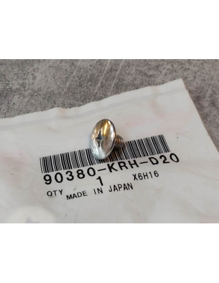 Vis cruciforme chromée 6x8 mm XR125 L HONDA 90380-KRH-D20