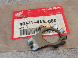 Rondelle d'arrèt de l'écrou à créneaux de cloche d'embrayage HONDA 90431-463-000