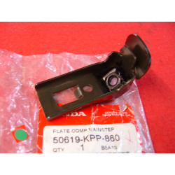 Plaque métal repose pied avant Honda CBR125R 04/13 - 50619KPP860