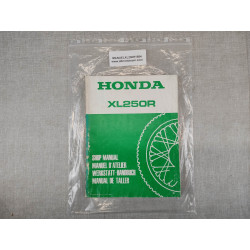 Manuel d'atelier origine HONDA XL250R 1984 66KL400 66-KL-400