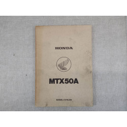Manuel d'atelier HONDA MTX 50 A automatique 1984 origine 5GF922111
