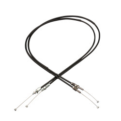 Jeu de cables tirage / retour ADAPTABLE CR250 R CRF250 HONDA 17910/17920-KRN-000