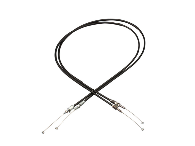 Jeu de cables tirage / retour ADAPTABLE CR250 R CRF250 HONDA 17910/17920-KRN-000