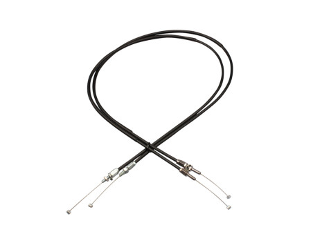 Jeu de cables tirage / retour ADAPTABLE CR250 R CRF250 HONDA 17910/17920-KRN-000