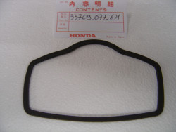 Joint cabochon de feu AR CB125K5 CB250 à 450 CB350-750 HONDA 33709-077-671